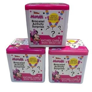Minnie Mouse Minnie Surprise- Lot Of 3-Bracelet Activity Set